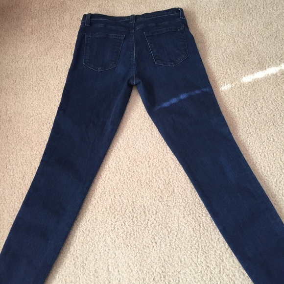 J Brand Super Skinny Mid-Rise Jean with braid - Picture 7 of 11